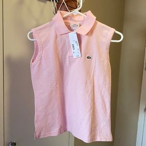 Sleeveless polo shirt